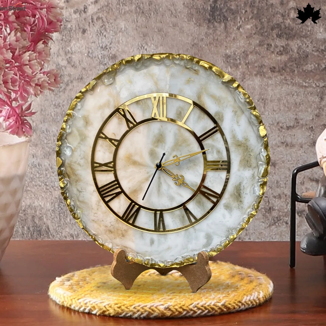 Eternal Marble Elegance - Roman Numeral Clock | Fankaarlok